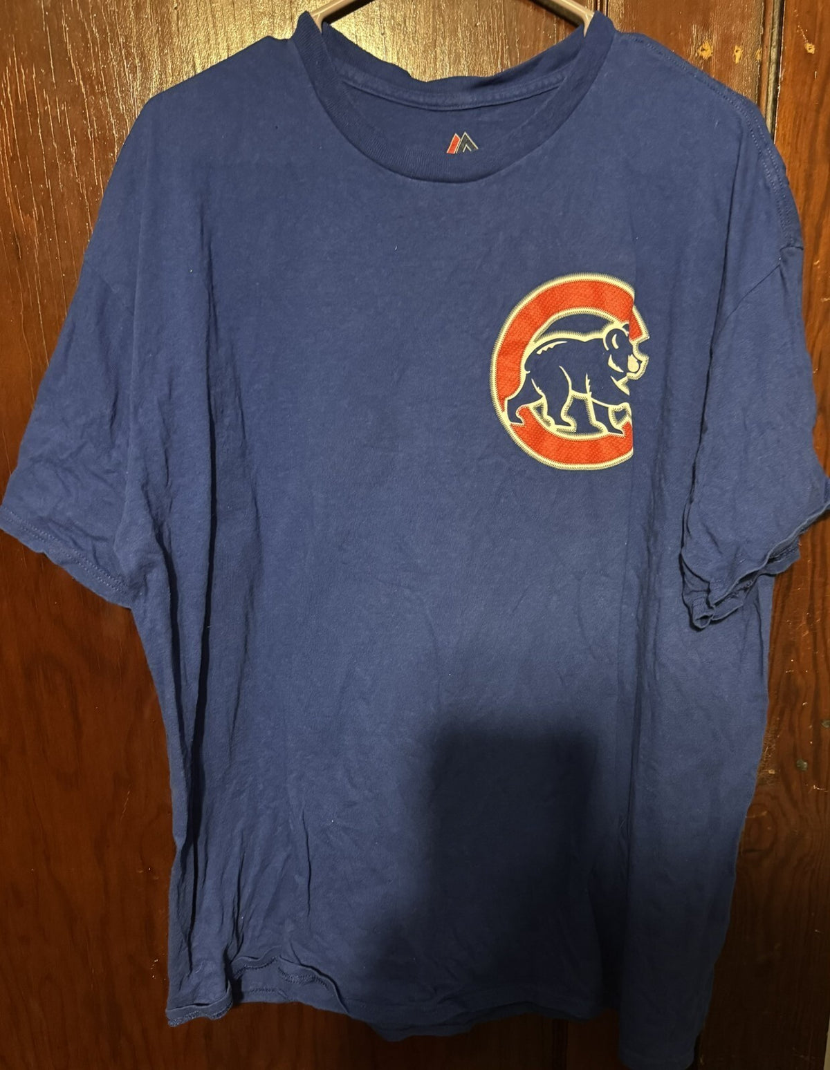 Chicago Cubs Kris Bryant Majestic T-shirt Men's Size XL Blue