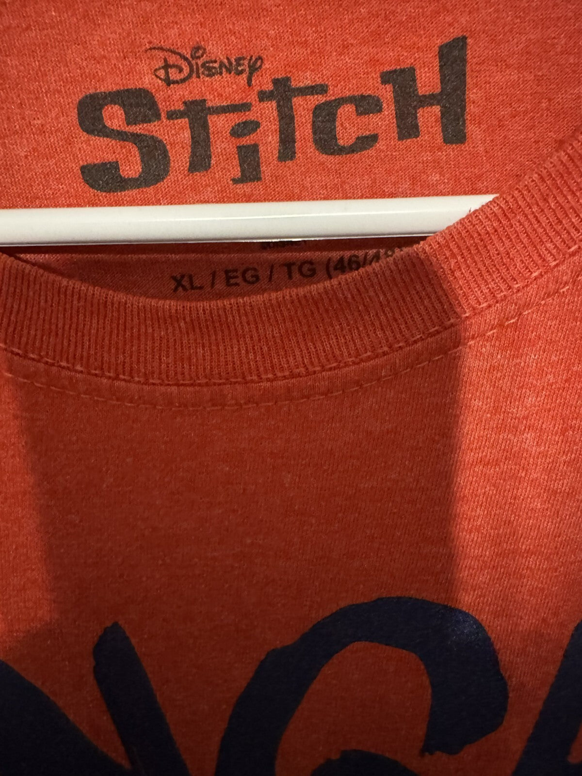 Stitch Disney Lilo & Stitch T Shirt Red Men's Size XL