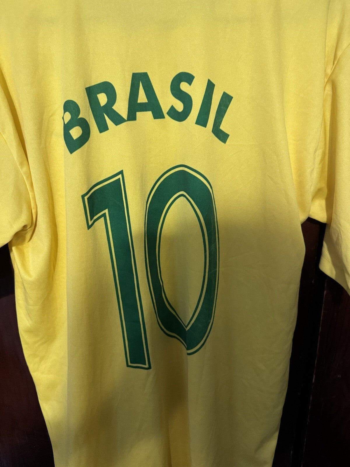 Brazil Soccer T-Shirt Men's Size XL (?)  Yellow  Brasil