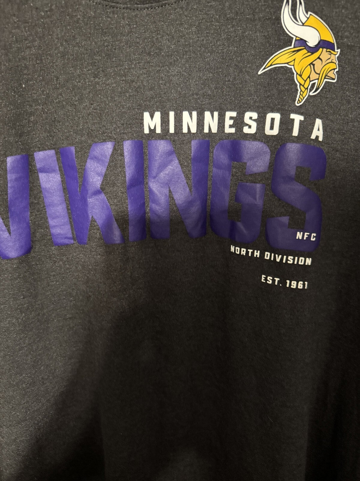 Minnesota Vikings Nike Gray S/S T Shirt Men's Size L