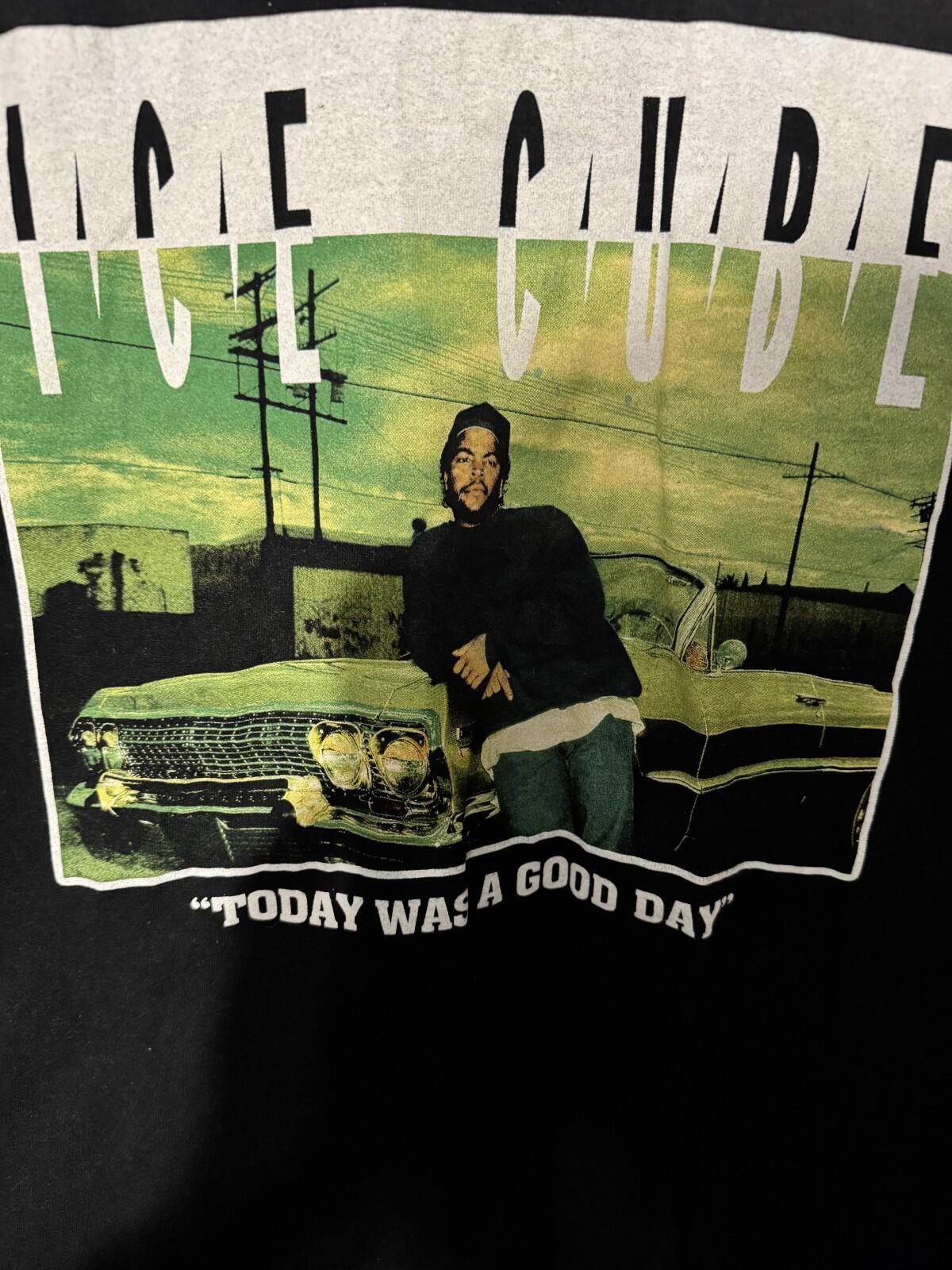 Ice Cube Short Sleeve T-shirt Black Men's size XL