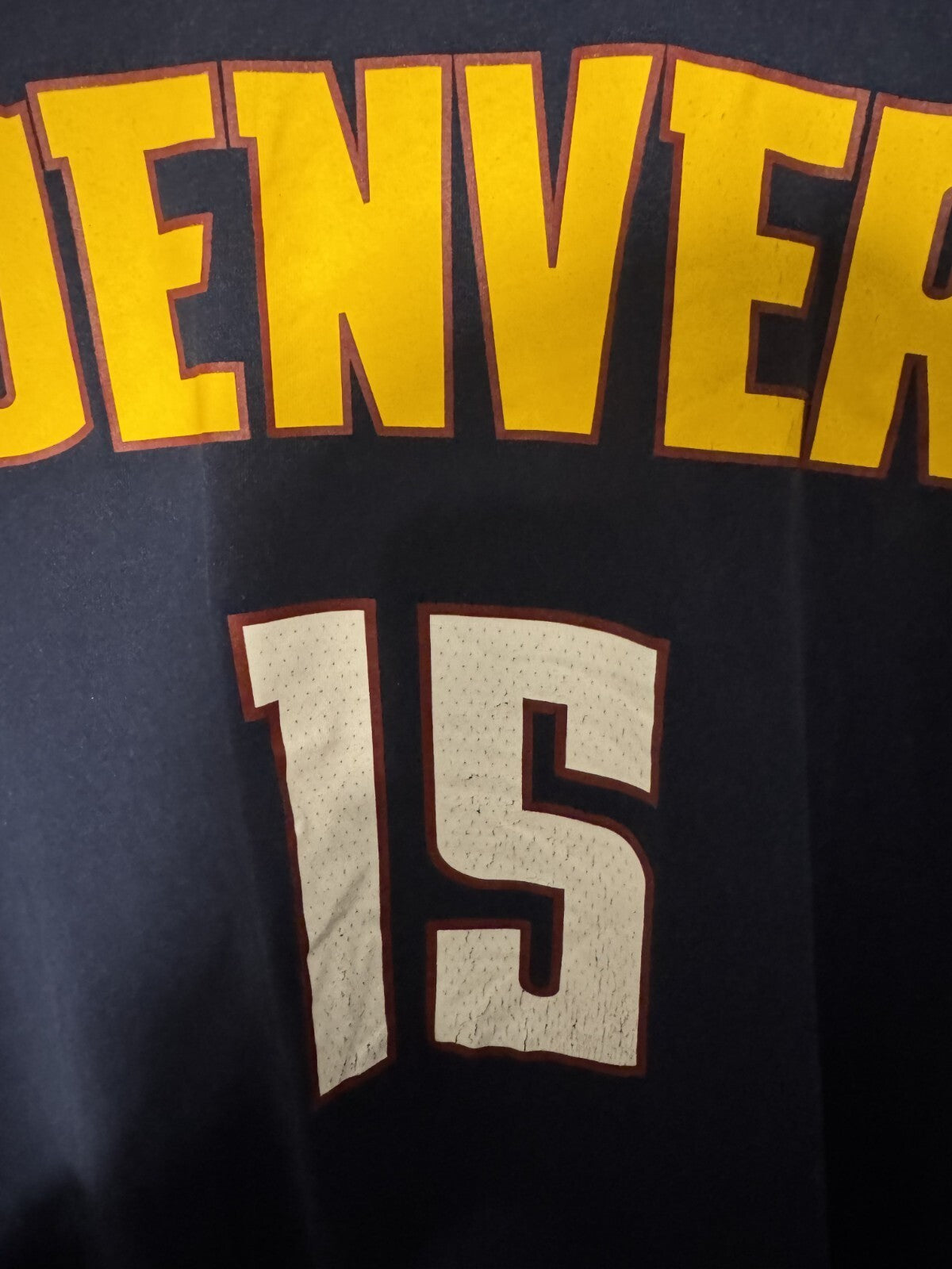 Denver Nuggets Jokic Nike Player T-Shirt Men Size S Blue