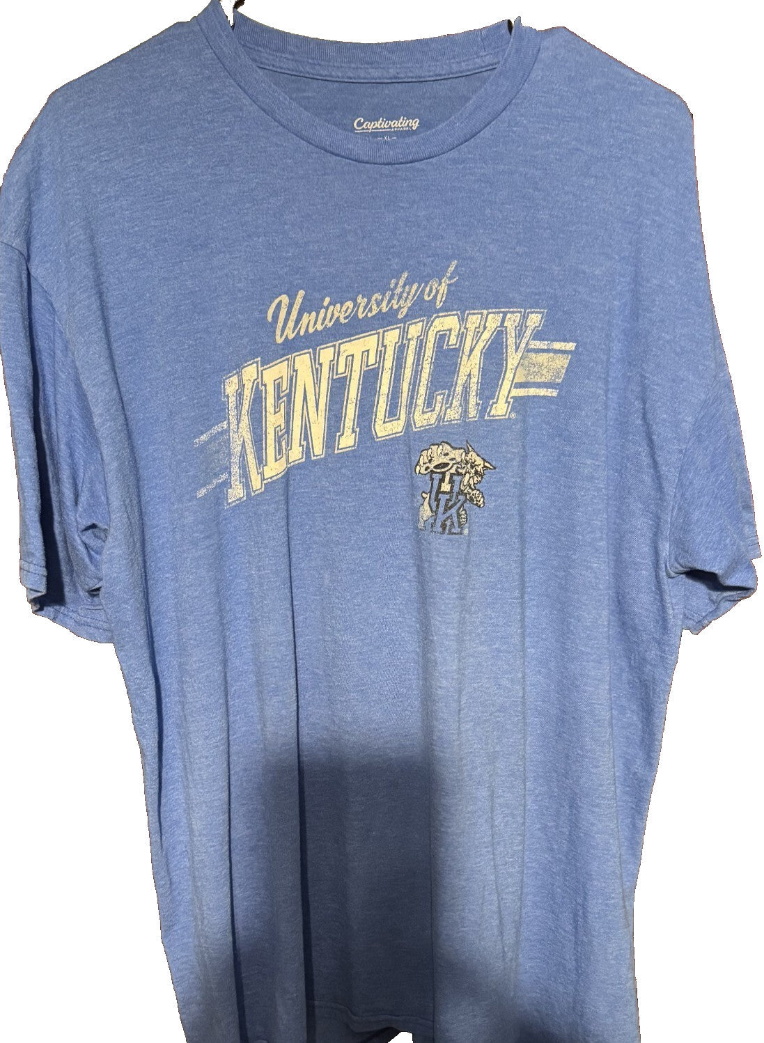 Kentucky Wildcats Captivating S/S T-Shirt Size XL Blue