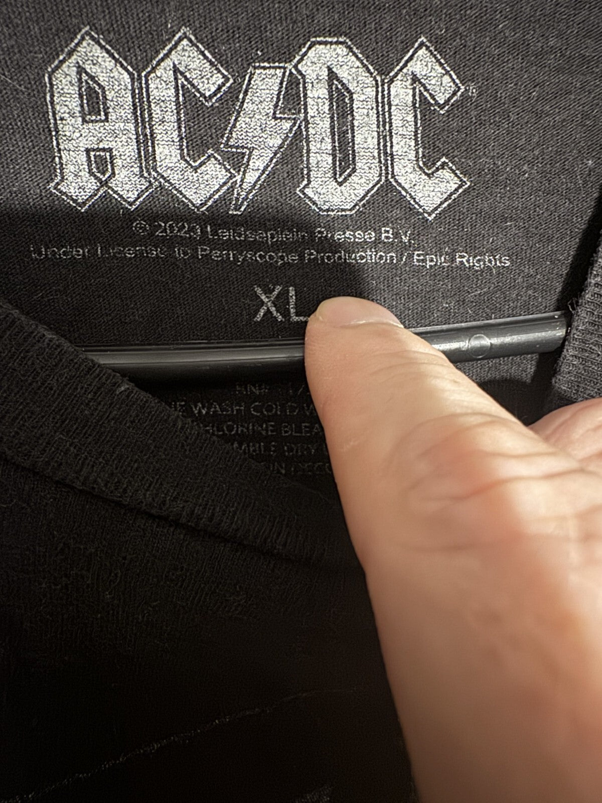 AC/DC Concert t-shirt Black Men's size XL Highway to Hell