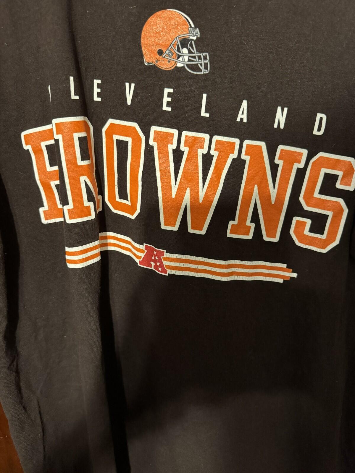 Cleveland Browns S/S T-Shirt Men’s Size L Brown Team Apparel