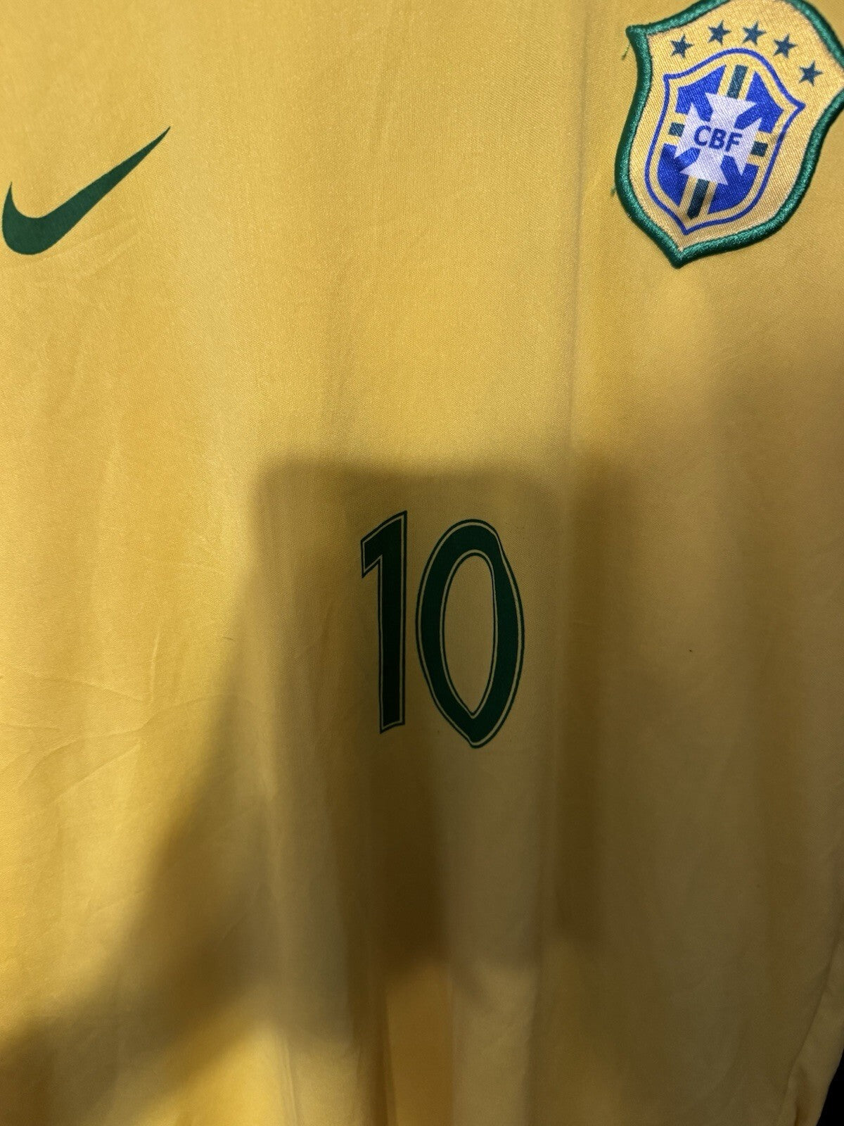 Brazil Soccer T-Shirt Men's Size XL (?)  Yellow  Brasil