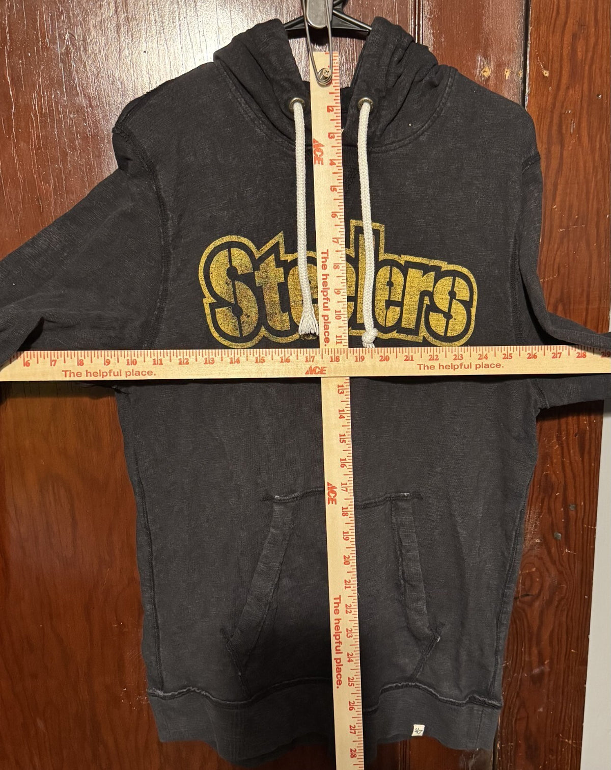Pittsburgh Steelers '47 Brand Hoodie Men Size L Black