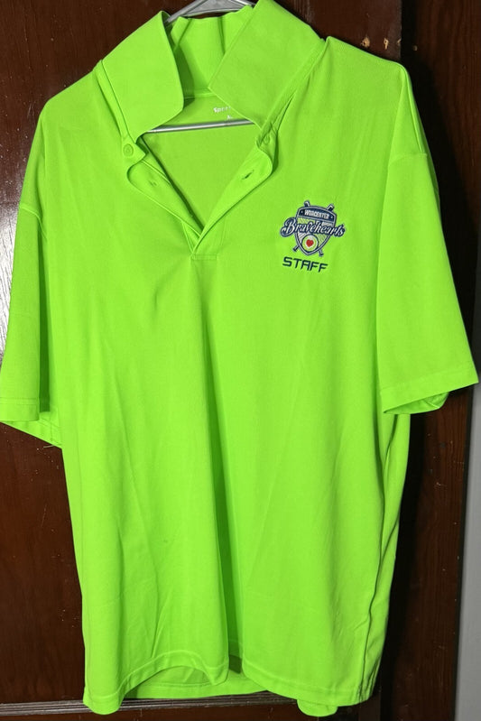 Worcester Bravehearts Polo Shirt Green men’s size XL FCBL