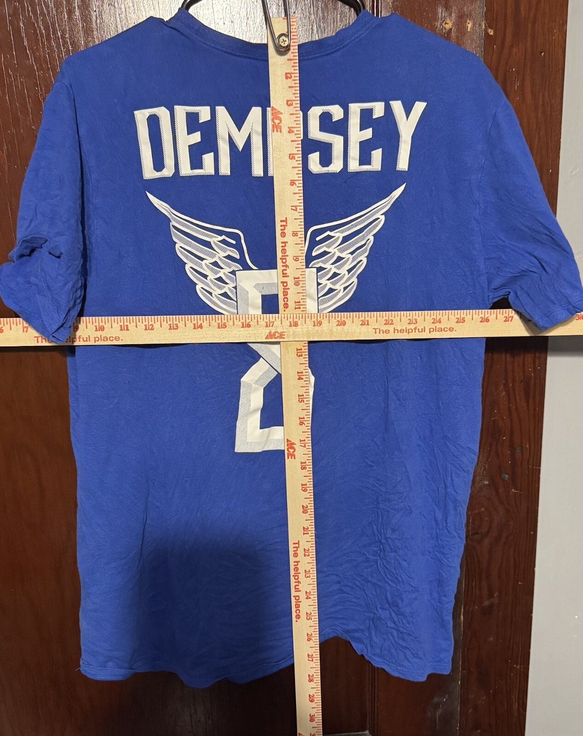 US MNT Soccer Clint Dempsey Nike T-Shirt Men's Size XL Blue