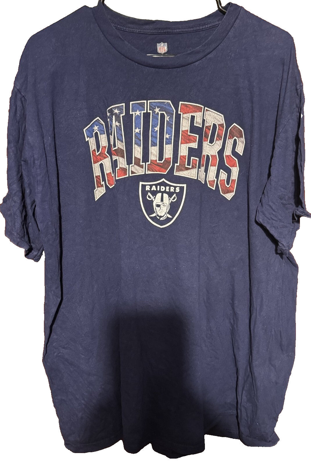 Las Vegas Oakland LA Raiders NFL Blue Tee Men sz XL