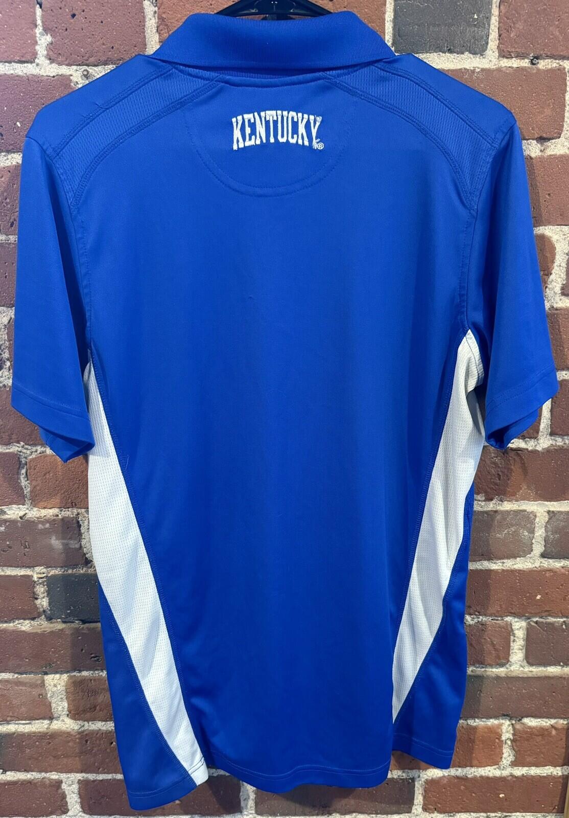 Kentucky Wildcats Polo Short Sleeve Shirt Size Med? Blue
