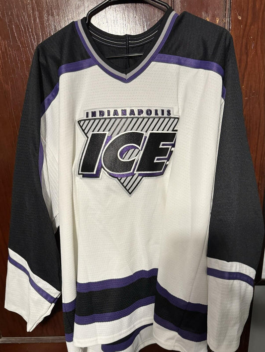 Indianapolis Ice Vintage IHL Hockey Jersey Size Men L Bauer NEW WITH TAGS!