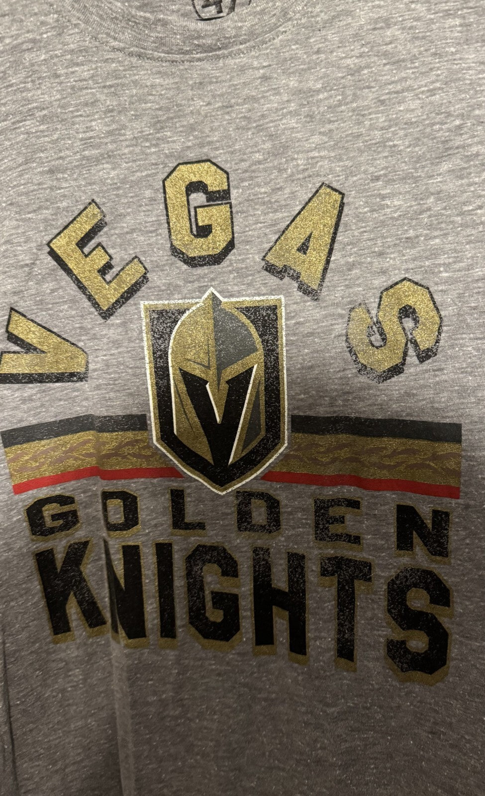 Vegas Golden Knights Gray '47 Brand T-Shirt Men sz XL