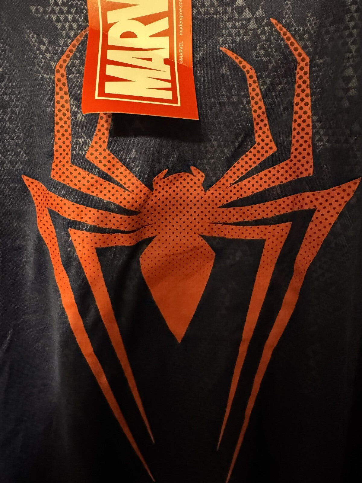 Spider Man Spiderman Marvel Tee shirt Men Size XL Blue NWT