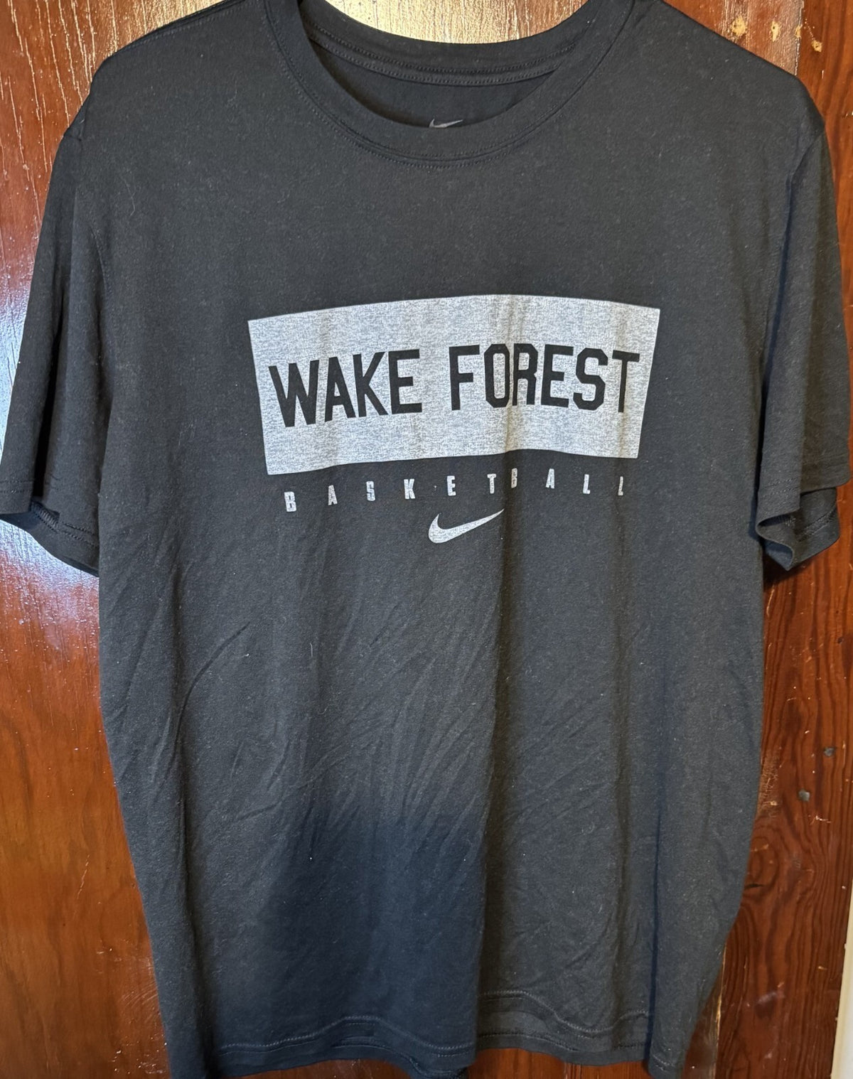 Wake Forest Demon Deacons Nike T-Shirt Sz L Black ACC