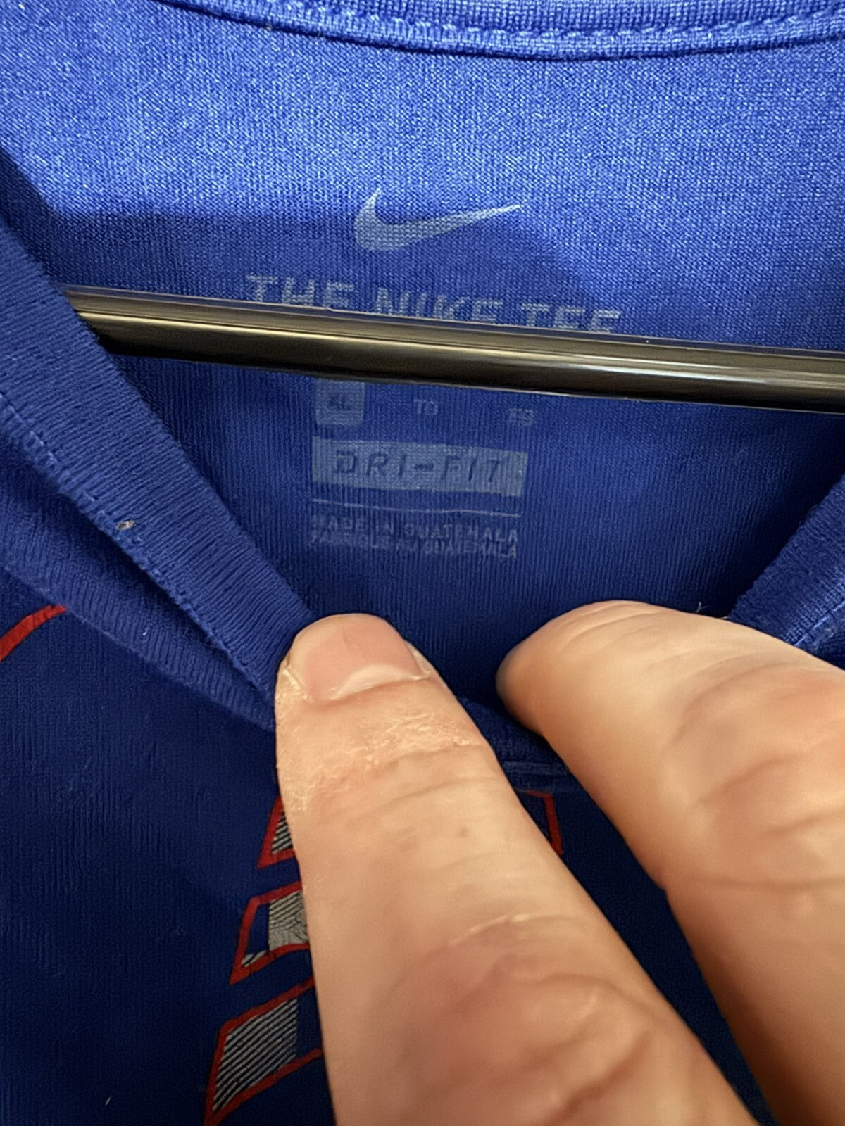 New York Giants Football Nike Men T-Shirt Men Sz XL Blue