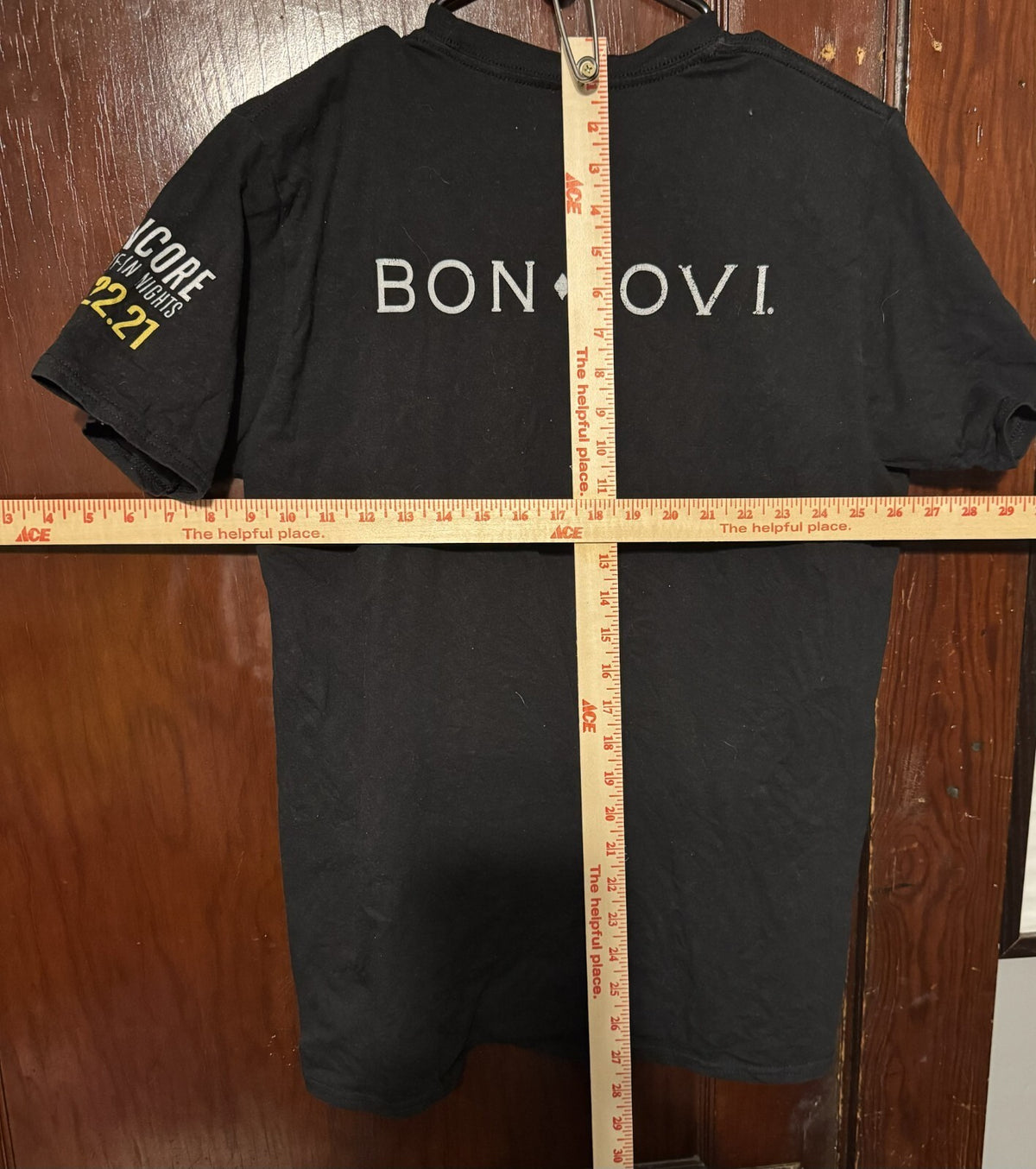 Bon Jovi 2021 Concert t-shirt Black Men's size L