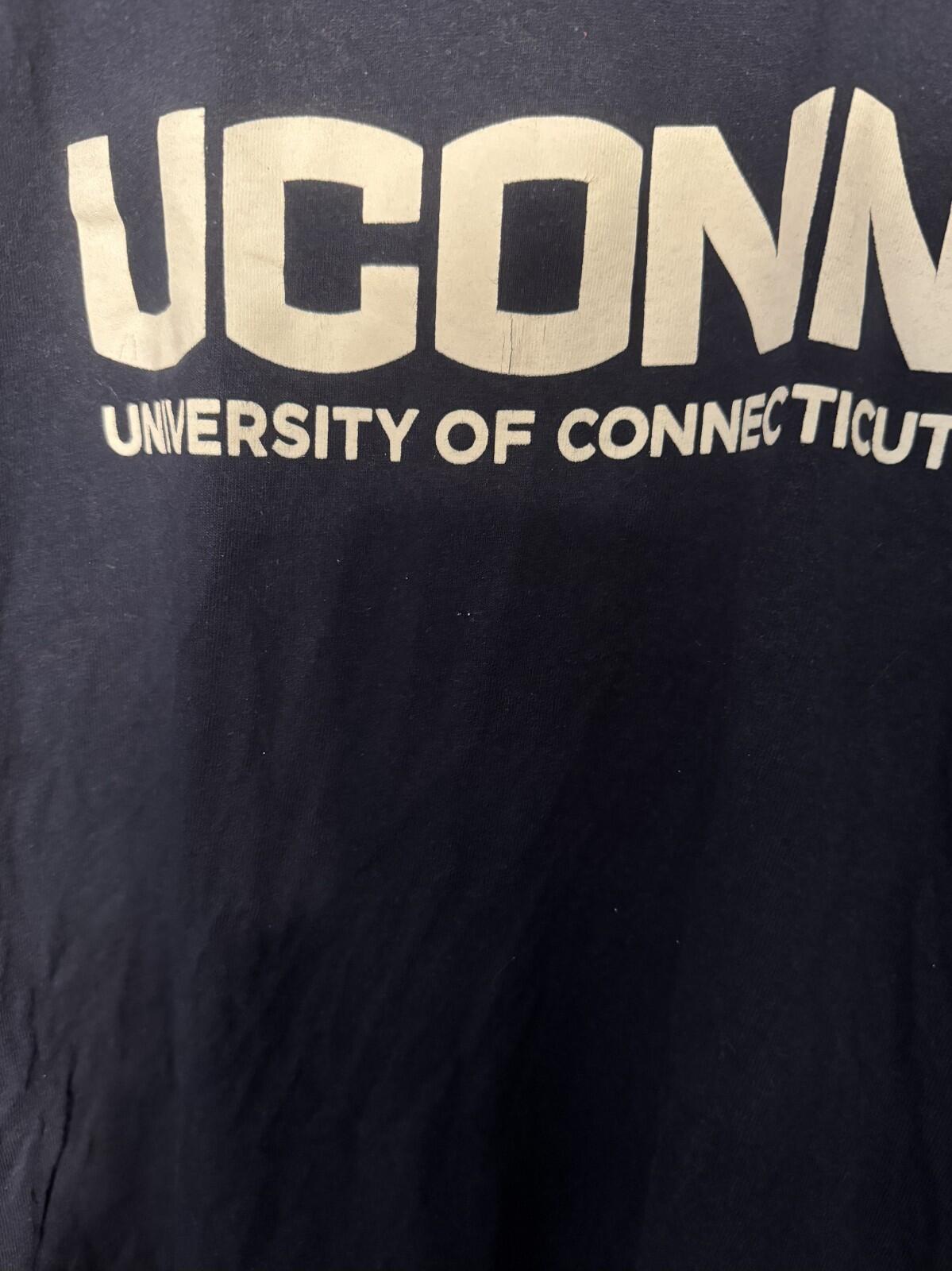 UConn Huskies Short Sleeve Tee Men's XL Blue