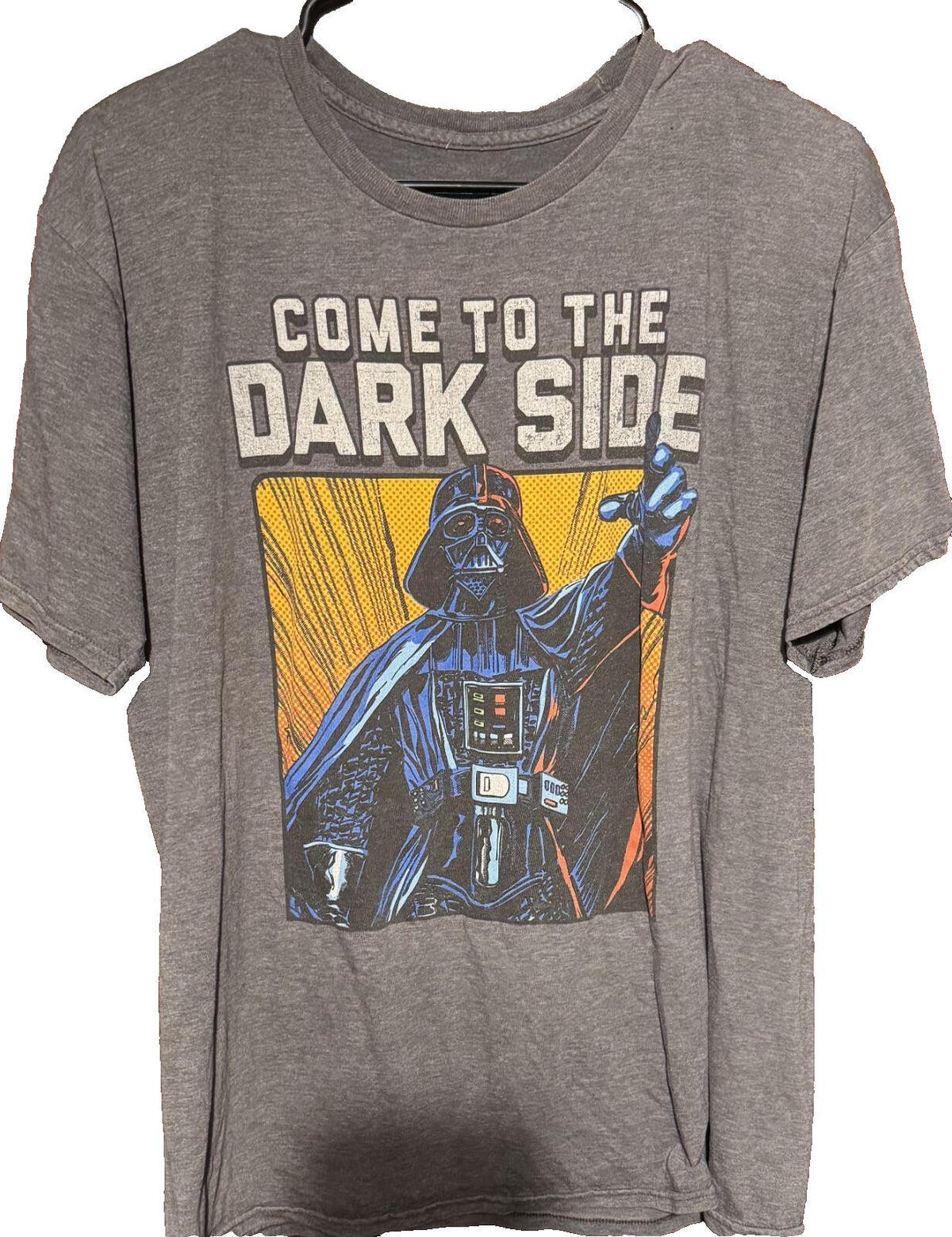 Star Wars Darth Vader T Shirt Men's Size XL Gray