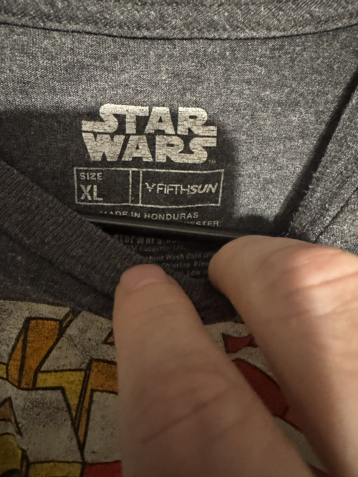 Star Wars Logo Darth Vader T-Shirt Men's Size XL Black
