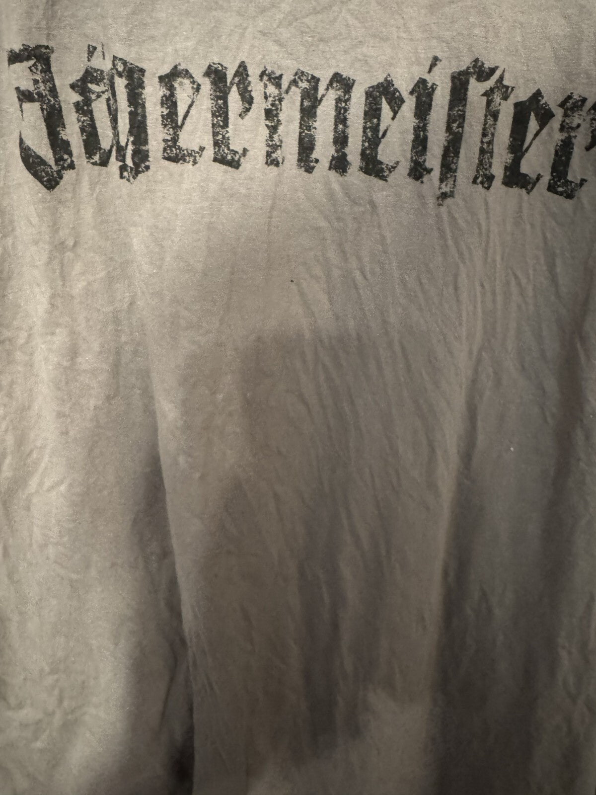 Jagermeister Gray Logo T-Shirt Men Size L