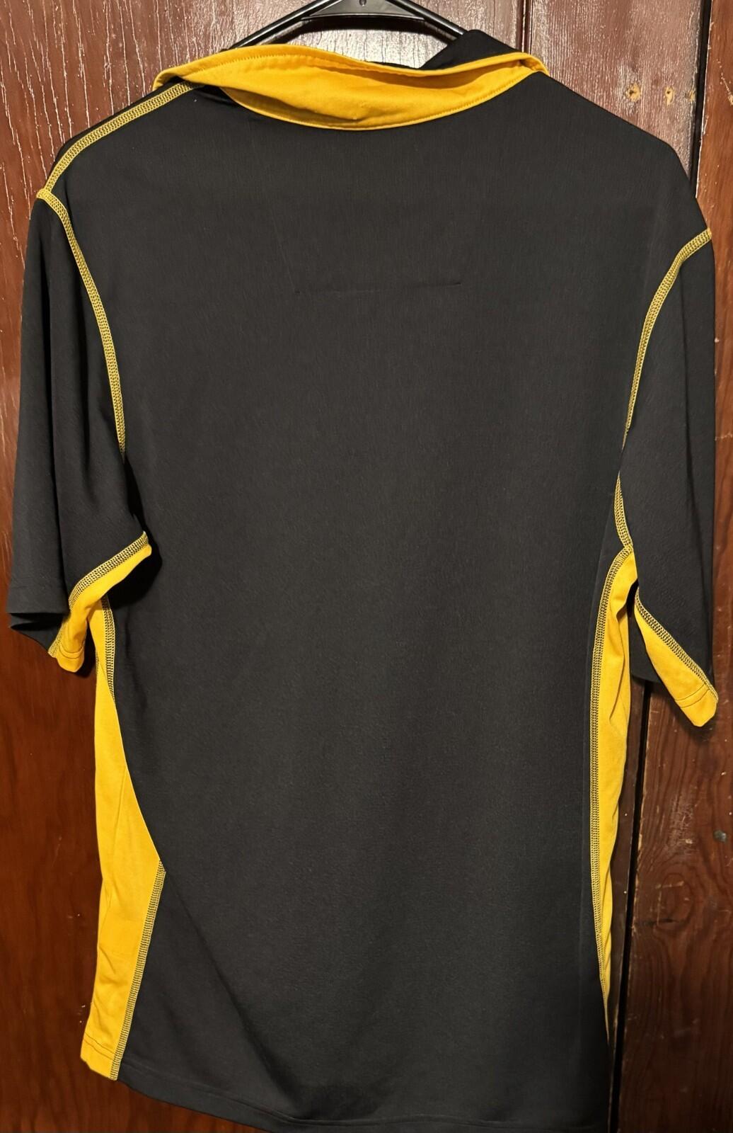 Boston Bruins Antigua Polo Shirt Black Men's Sz M