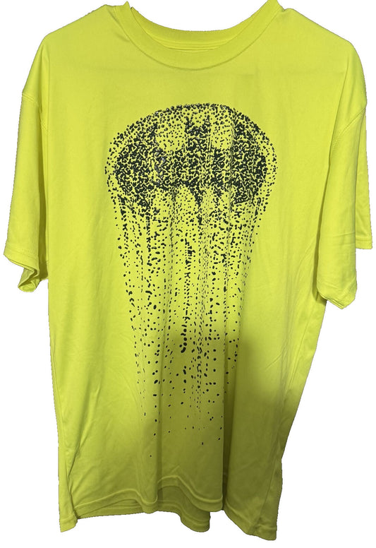 Batman Character T Shirt Men's Sz L Yellow DC Comics