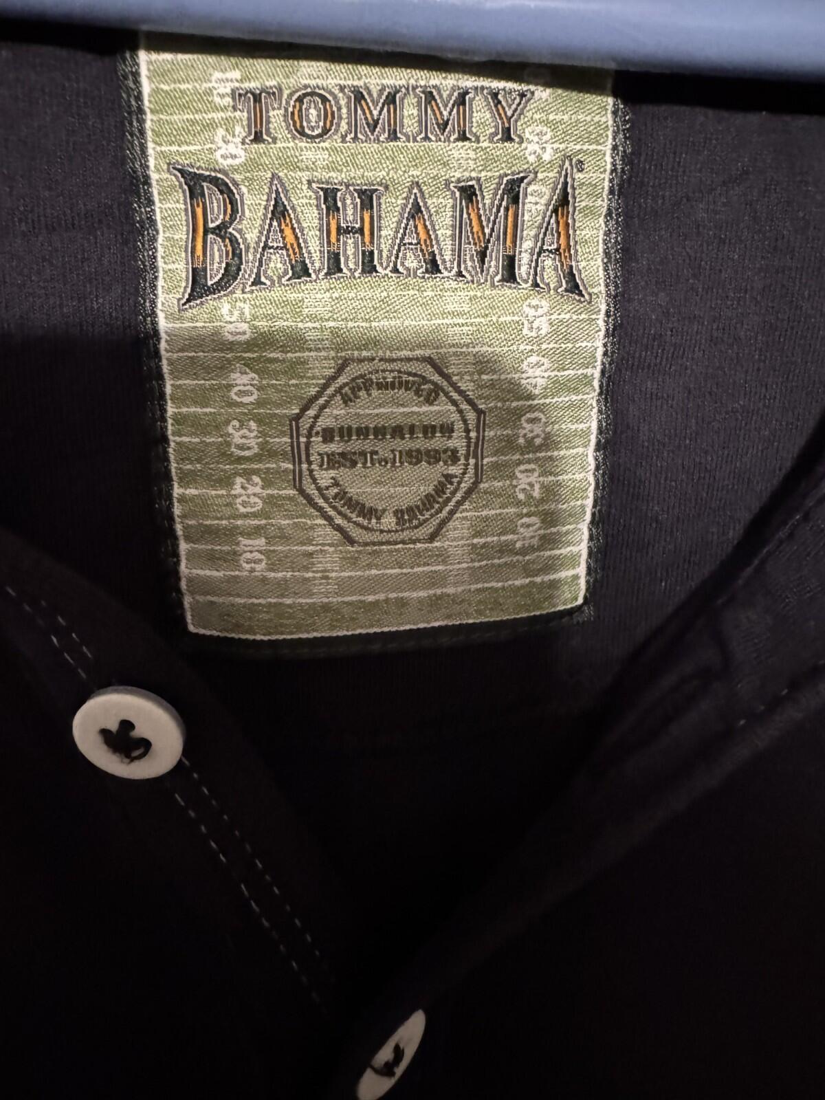 New England Patriots Tommy Bahama S/S Polo Men M Blue
