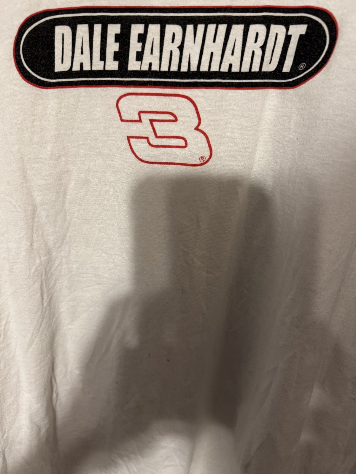 Dale Earnhardt NASCAR Vintage #3 T-Shirt Men's Size L White