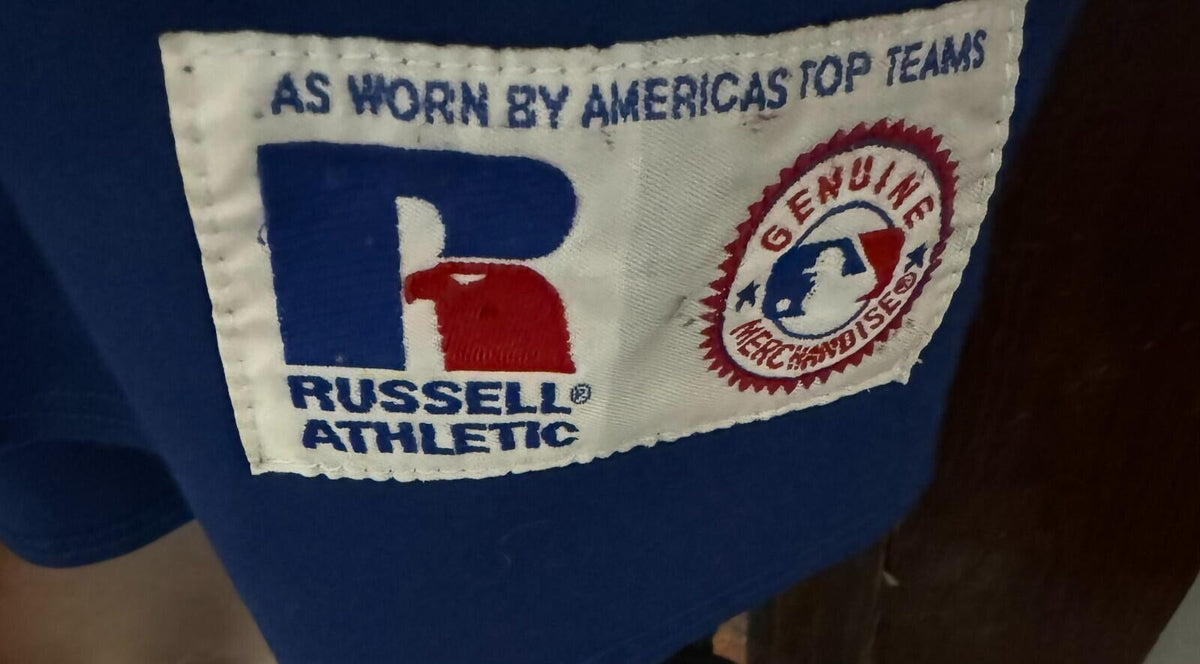 Texas Rangers Russell Athletic Jersey Blue MLB Men's Size XL