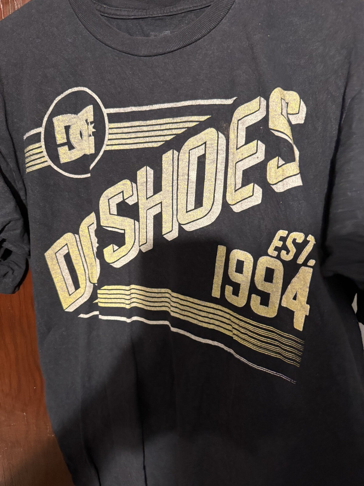 DC Shoes T-Shirt Men Sz XL Black DC