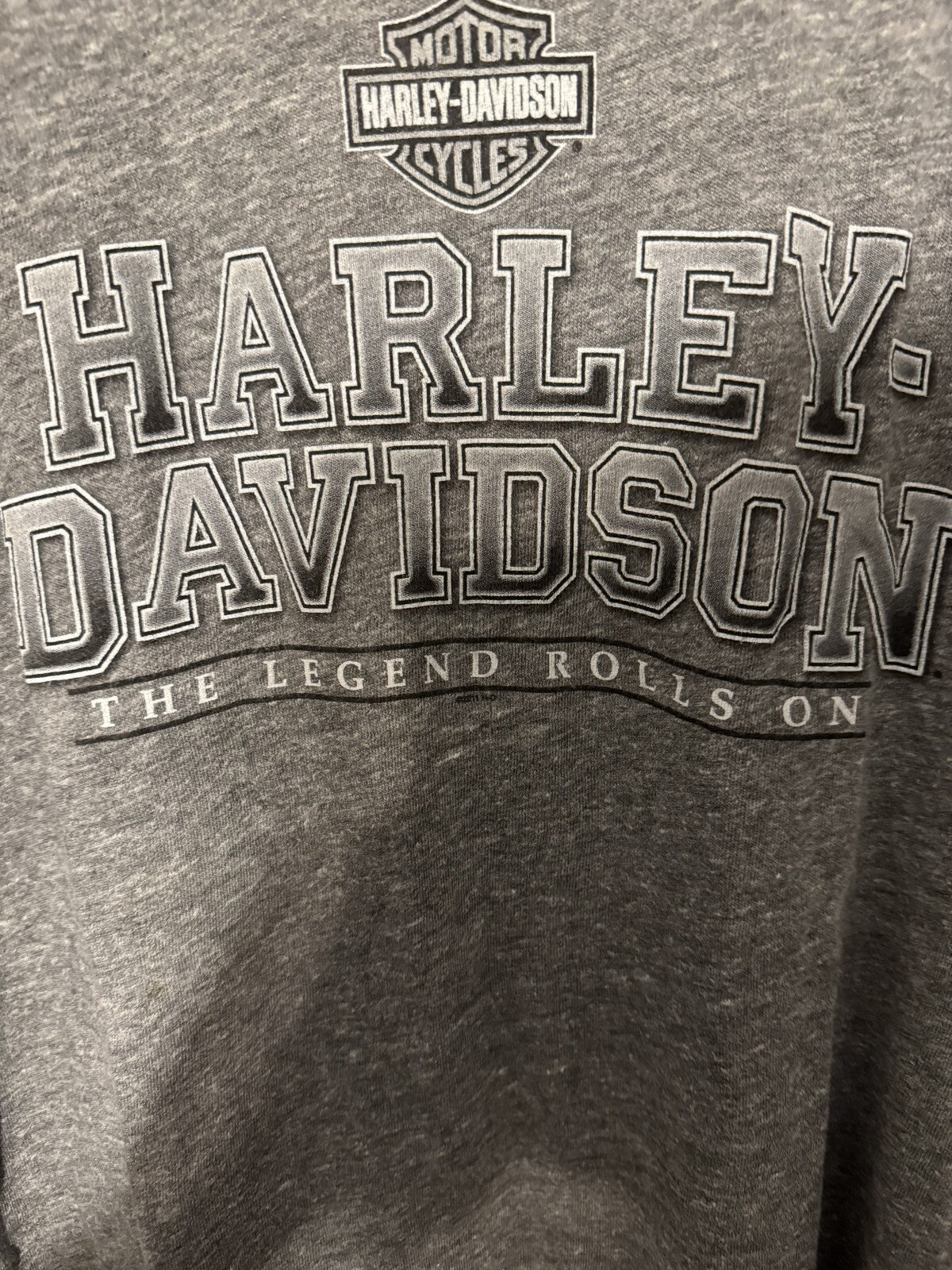 Harley-Davidson Vintage T-Shirt Dublin Ireland Men Sz L Gray