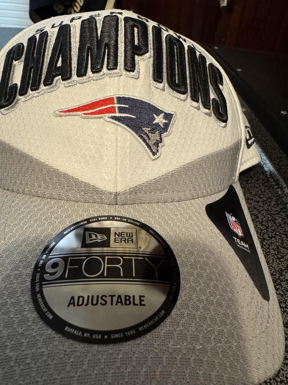 New England Patriots New Era Super Bowl LIII Champions Hat Gray OSFA NWT