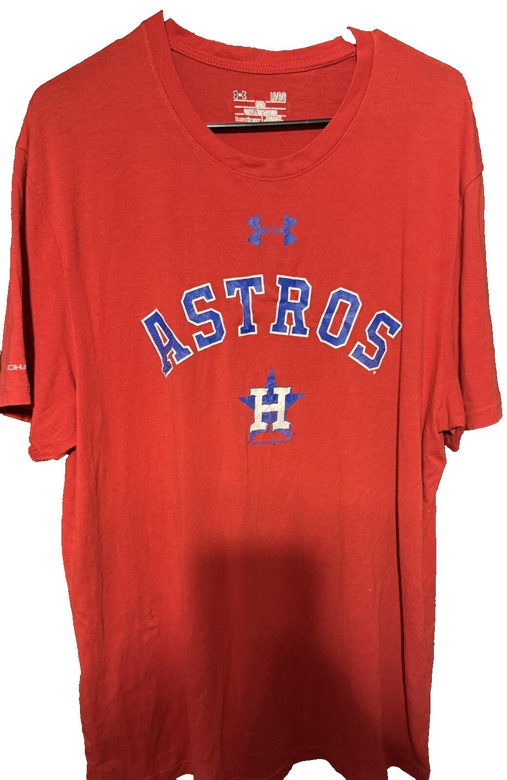 Houston Astros Under Armour Short Sleeve T-Shirt Men's L Red
