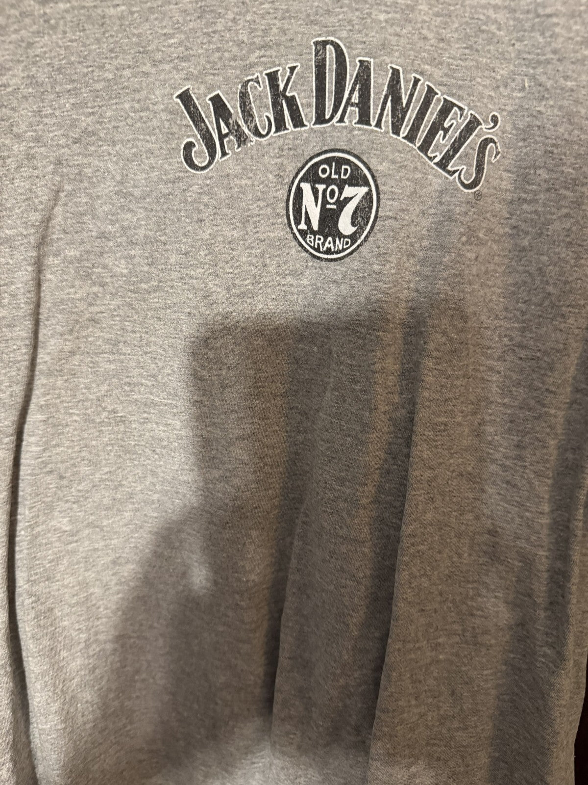Jack Daniels Old Number 7 Gray T-Shirt Men Size XXL