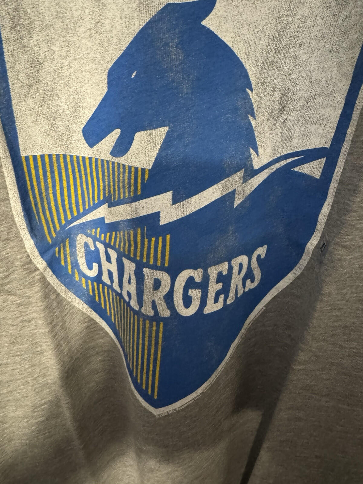 SAN DIEGO CHARGERS LA Los Angeles Junk Food T-Shirt Men Sz S New Without Tags