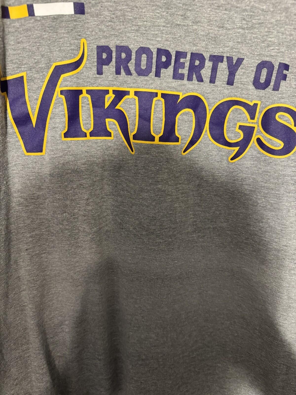 Minnesota Vikings Nike Gray S/S T Shirt Men's Size L