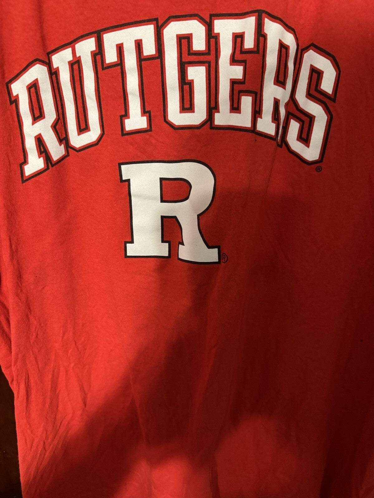 Rutgers Scarlet Knights T-Shirt Men's Size XL Red
