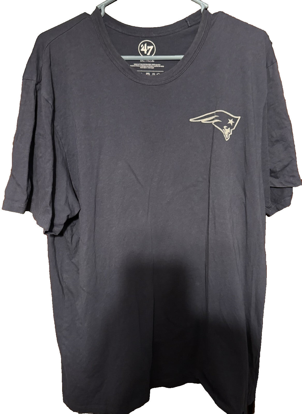 New England Patriots T-Shirt Men XXL Blue '47 Brand