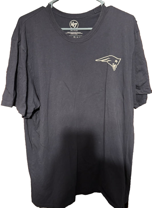 New England Patriots T-Shirt Men XXL Blue '47 Brand
