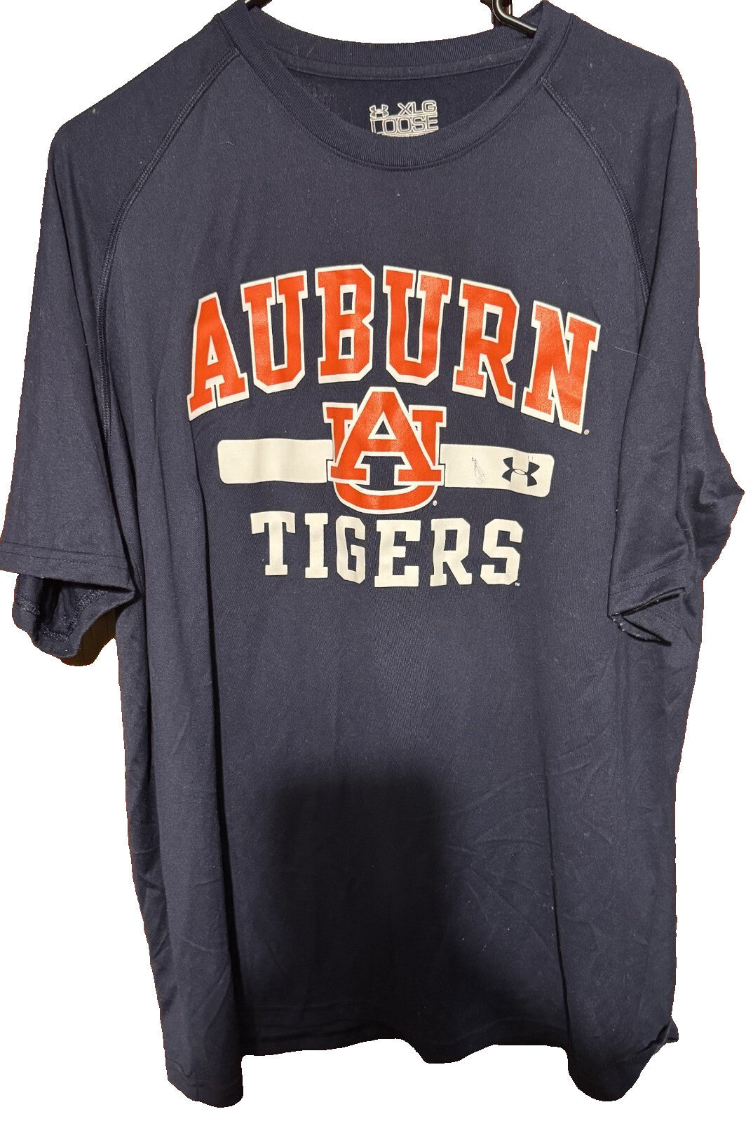 Auburn Tigers under Armour T-Shirt Blue Men's Size XL SEC