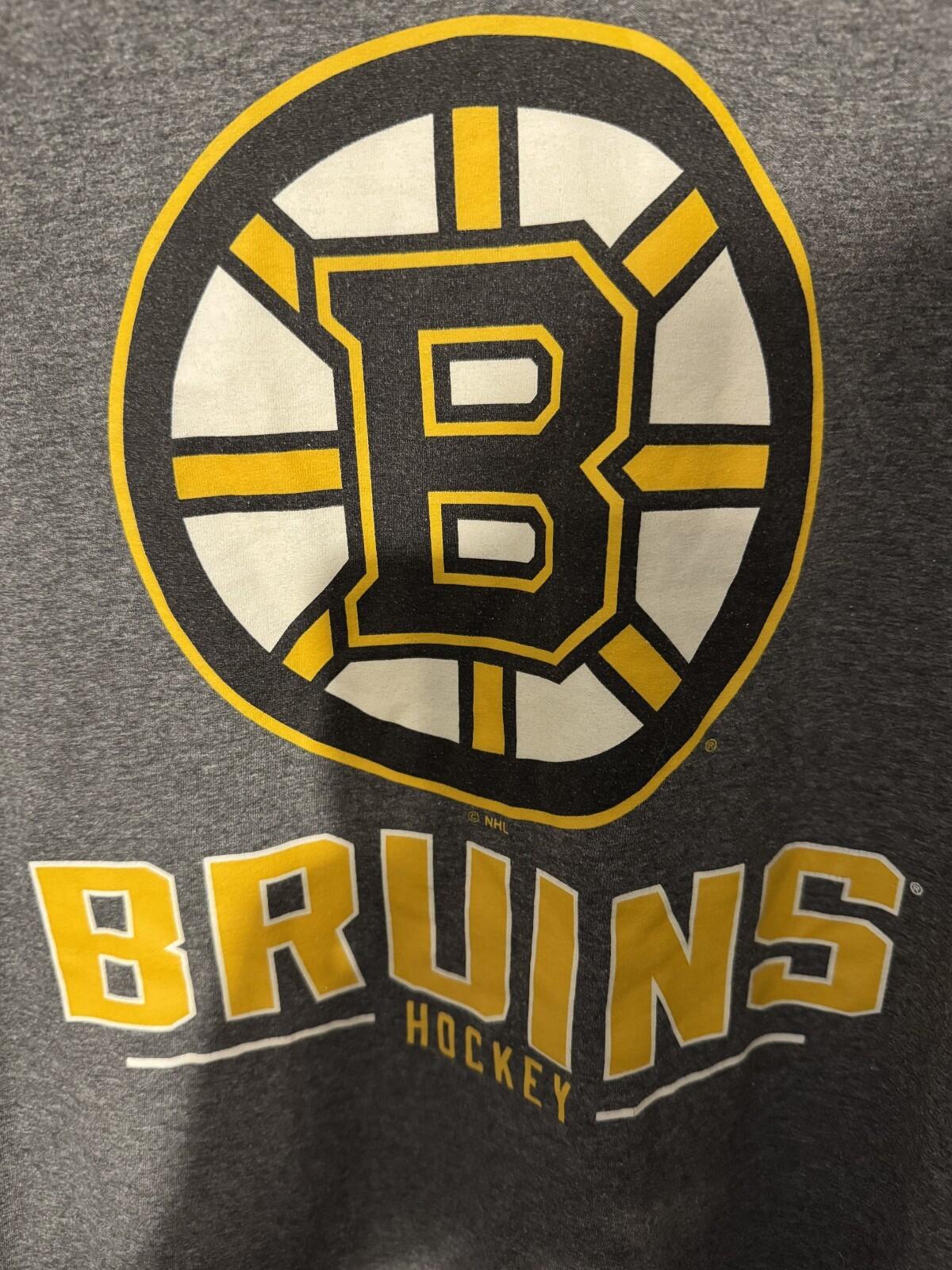 Boston Bruins Short Sleeve Gray Champion T-Shirt Men's Sz L