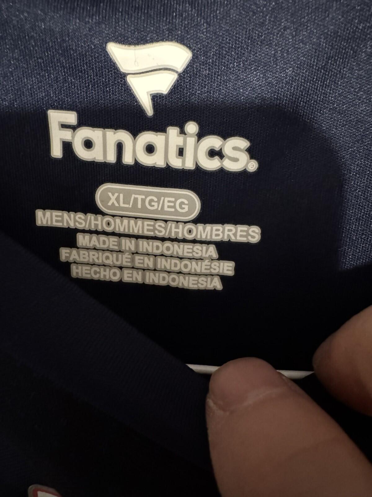 New England Patriots Fanatics S/S T-Shirt Men XL Blue NFL