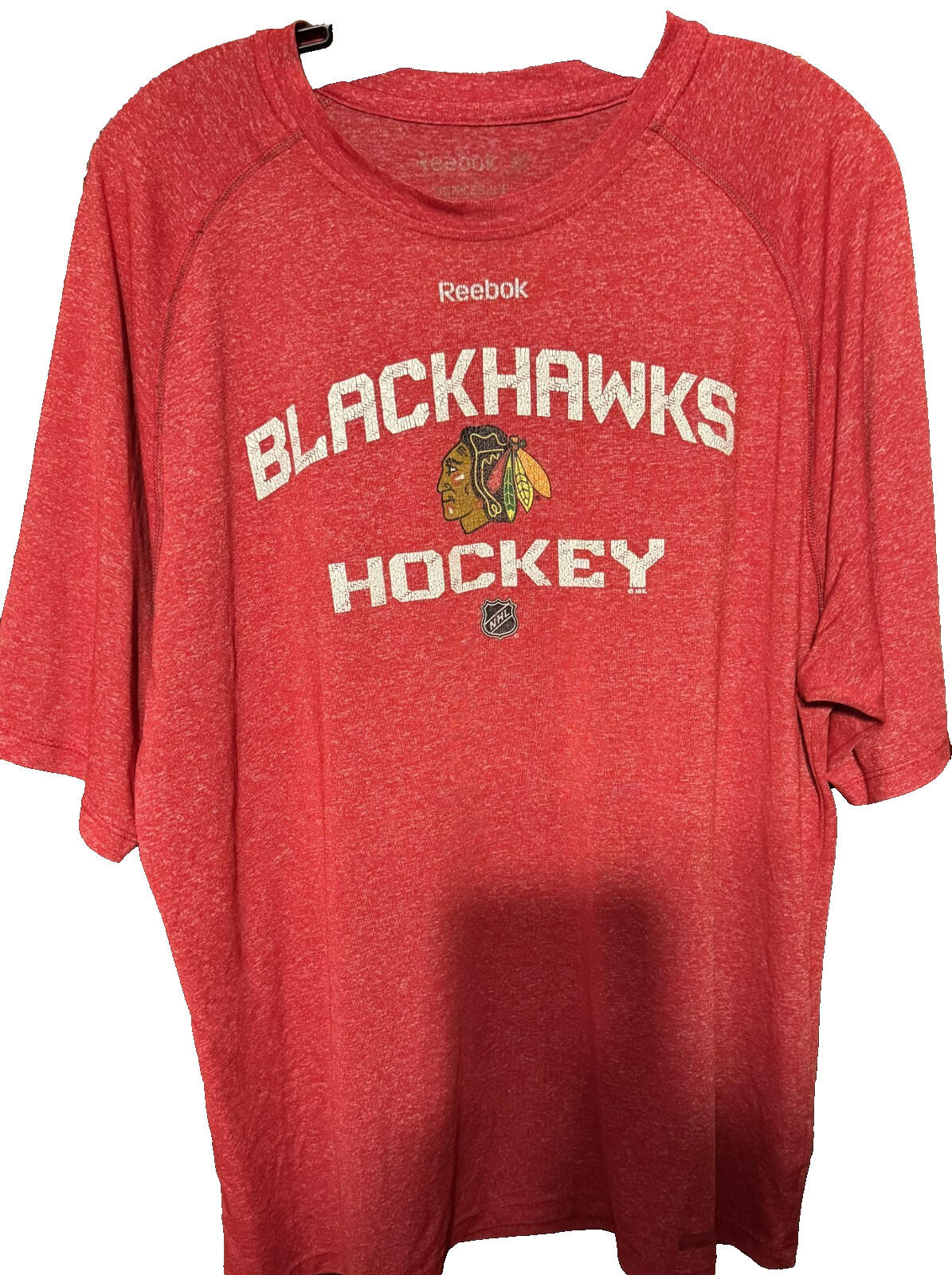 Chicago Blackhawks Reebok T-Shirt Red Men’s Sz XL