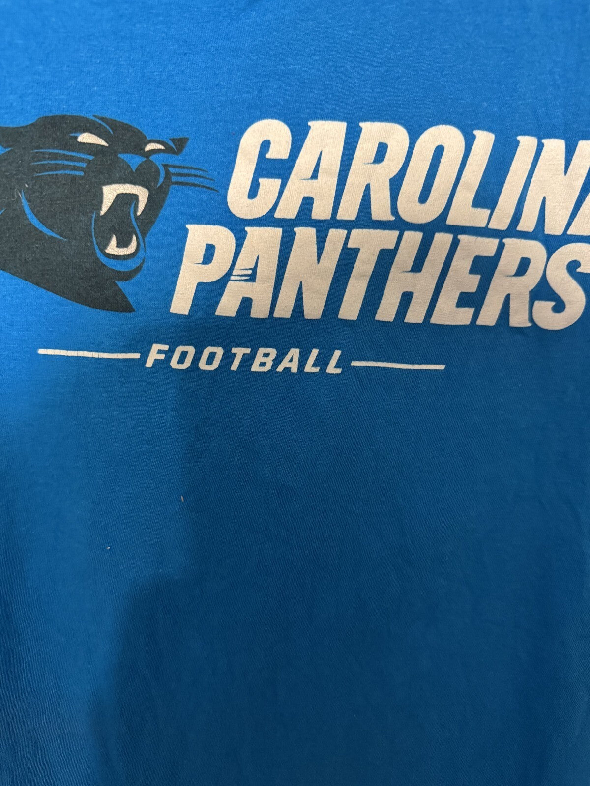 Carolina Panthers Fanatics T-shirt Men's size L Blue