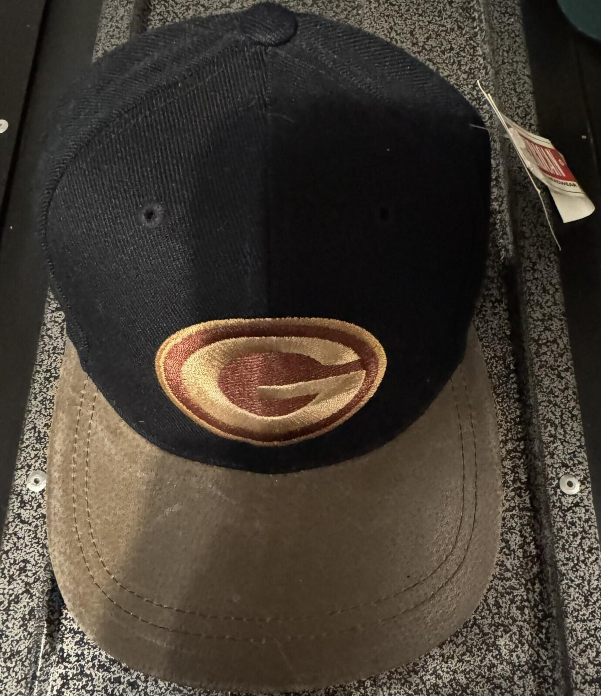 Green Bay Packers American Needle Black Adjustable Hat NEW WITH TAGS