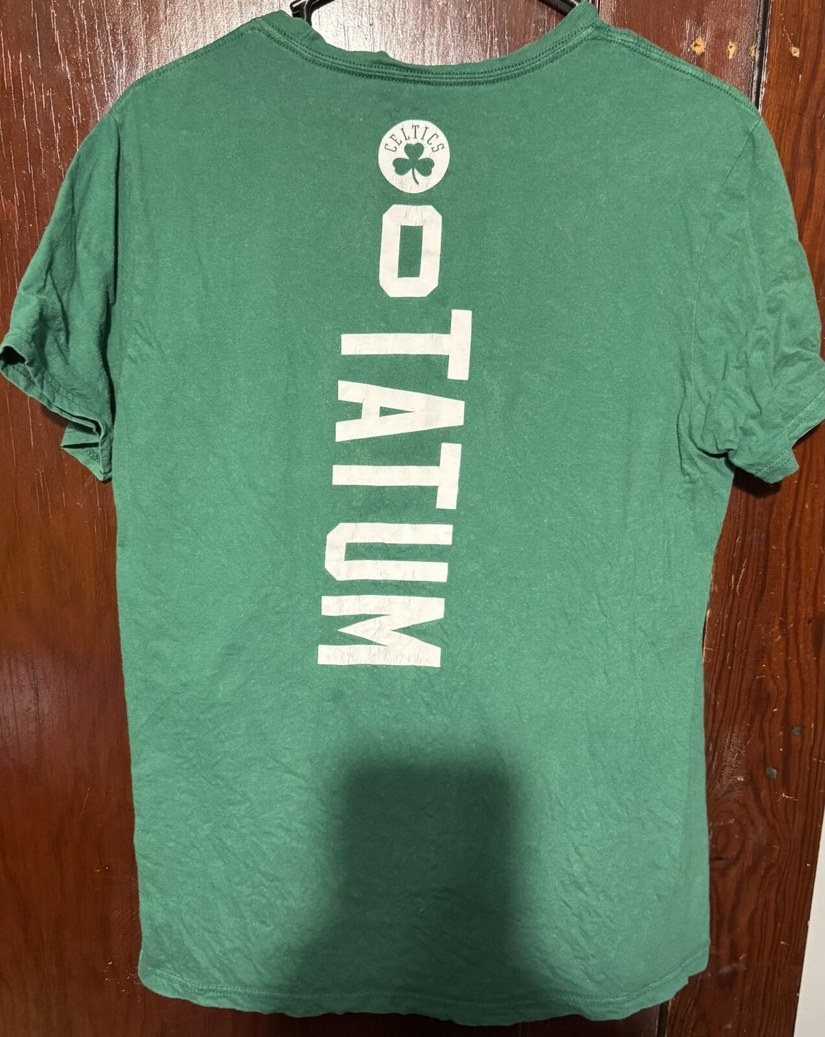 Boston Celtics Tatum #0 Fanatics T-Shirt Men Size M Green