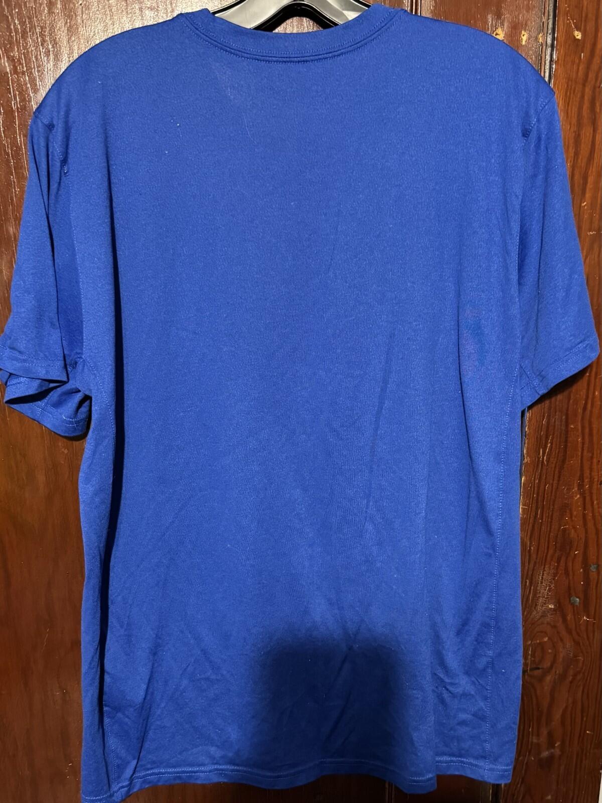 Duke Blue Devils Nike t-shirt Men Sz L Blue NCAA ACC
