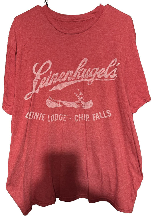 Leinenkugels Beer Red Leinies Logo Tee Shirt Men Sz 2XL ?