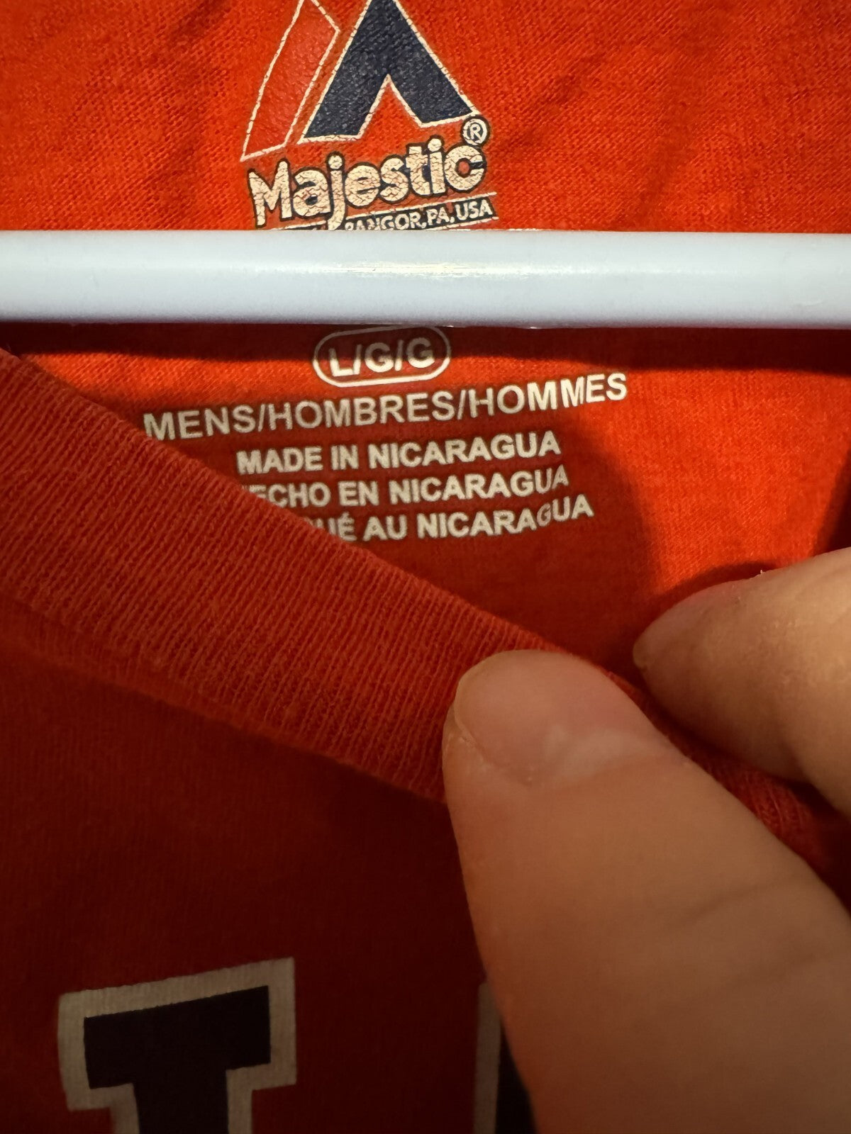 St. Louis Cardinals Majestic T-Shirt Size L Red